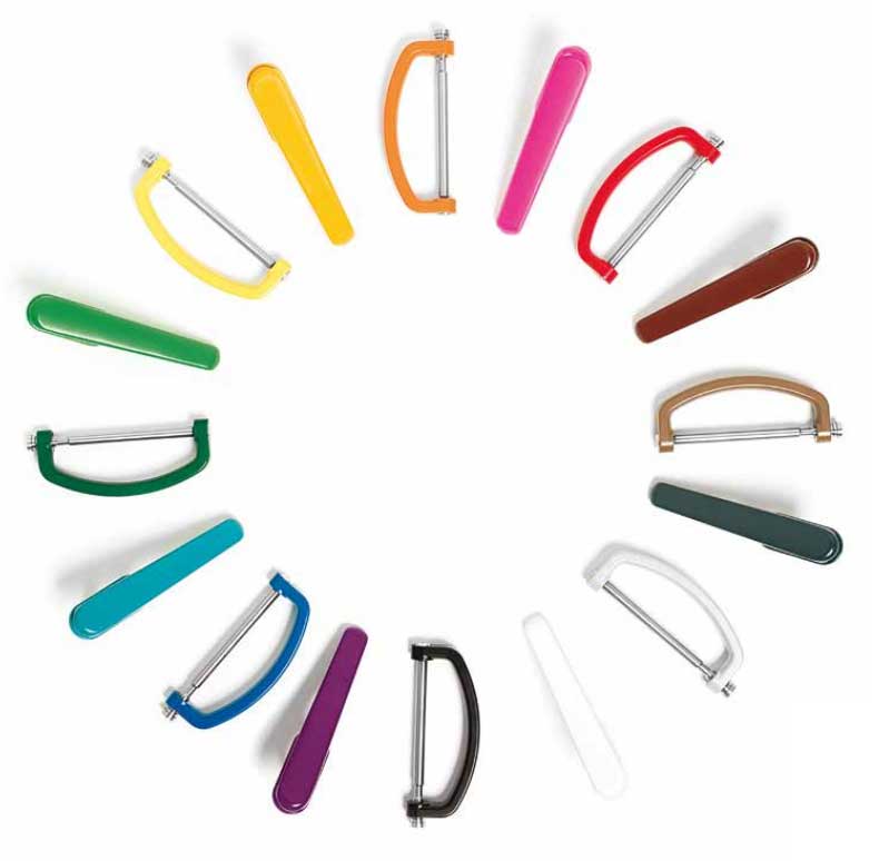 bifold door coloured handles