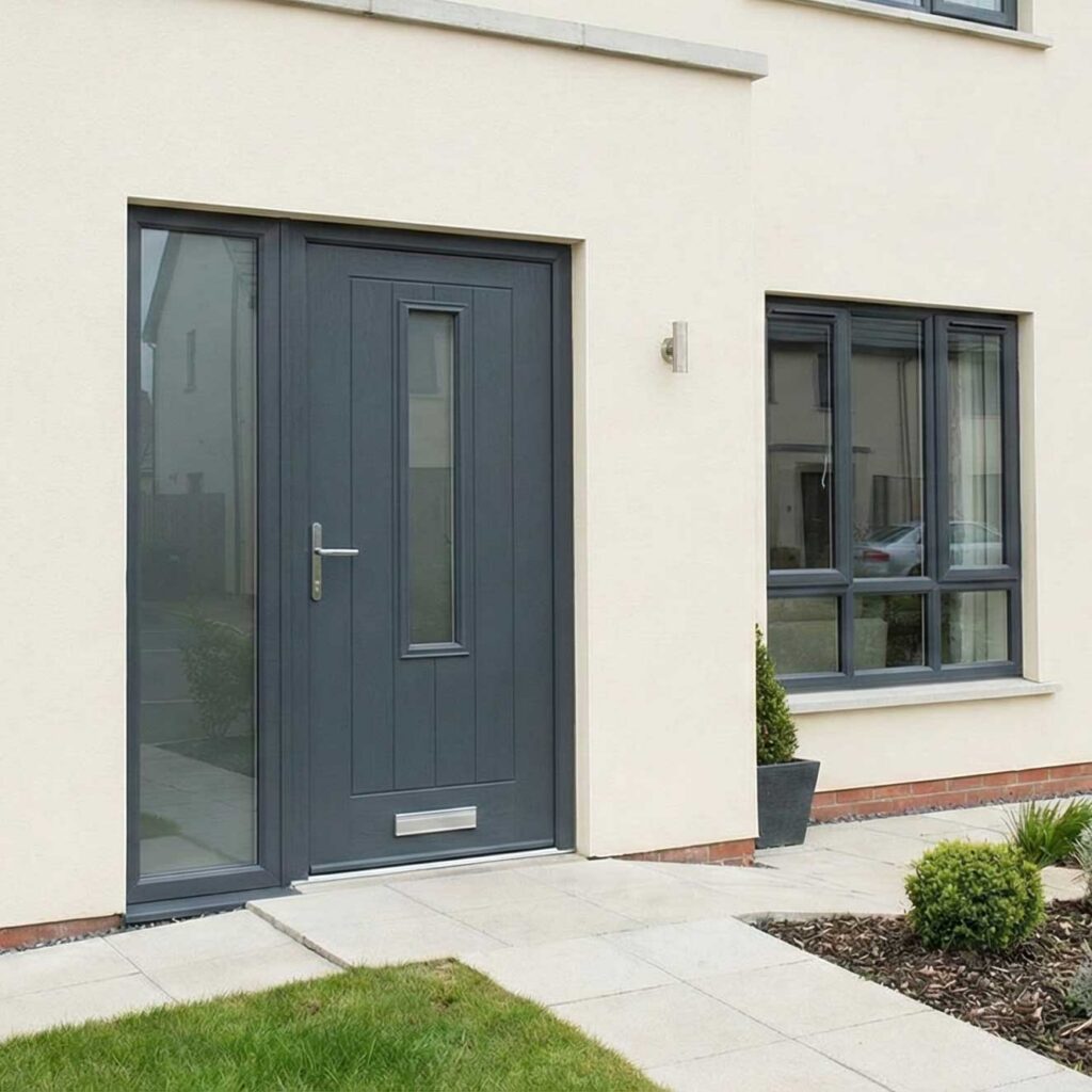 Agate Grey with Cream Render